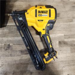 HOUSTON LOCATION - AS-IS DeWalt 20V MAX XR 15 Ga. Cordless 34 Deg Nailer Kit (Battery & Charger)