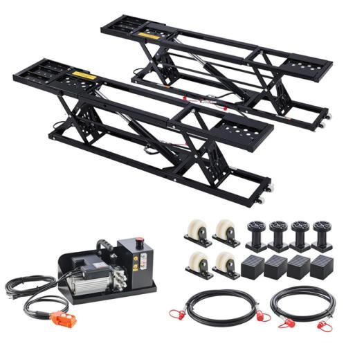 Phoenix NEW SKYSHALO 9000 lbs. Portable Car Lift  Durable Steel Frame with 28 in. Max Height  120-Volt Power Unit and Rubber Pads for Garage