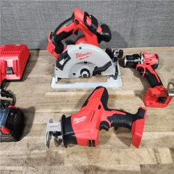 HOUSTON LOCATION - AS-IS Milwaukee M18 3-Tool Combo Kit