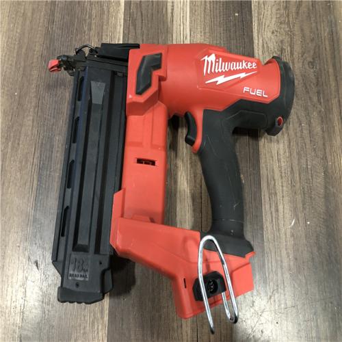 AS-IS Milwaukee FUEL 18-Volt Lithium-Ion Brushless Cordless Gen II 18-Gauge Brad Nailer (Tool-Only)