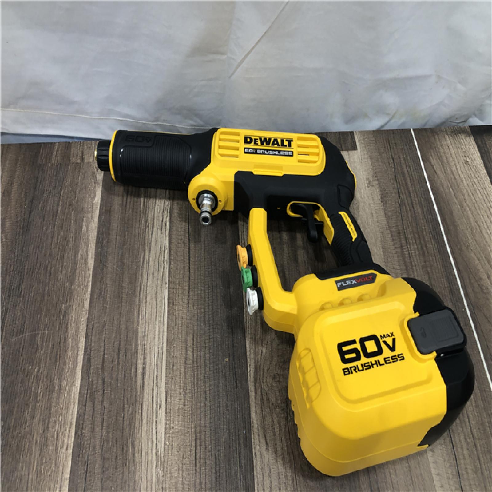 AS-IS DEWALT FLEXVOLT 60V MAX 1000 PSI 1.0 GPM Cold Water Cordless Battery Power Cleaner (Tool Only)