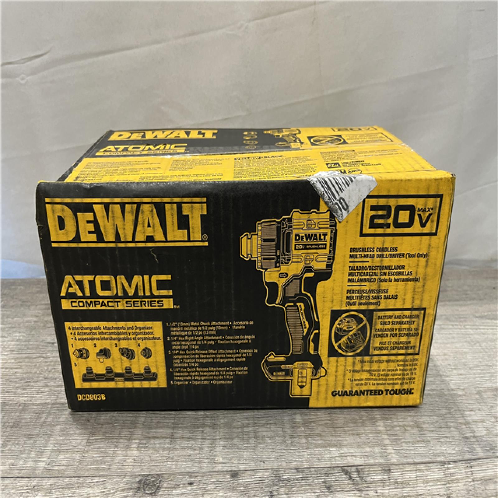 NEW - DEWALT ATOMIC 20V MAX 1/2 in. Multi-Head Drill Driver (Tool Only)