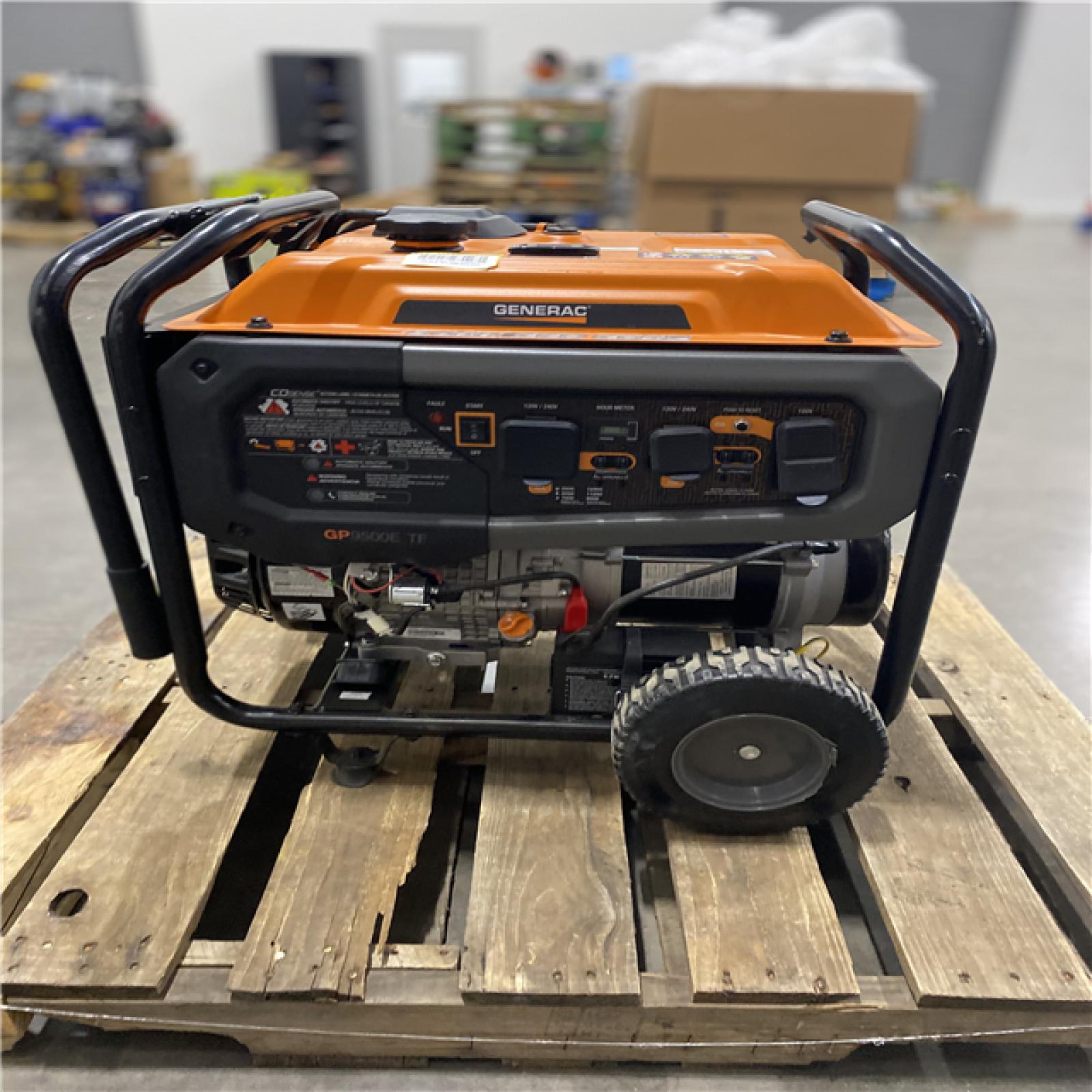 Dallas Location - As-Is  Generac 12500/9500-Watt Tri-Fuel Portable