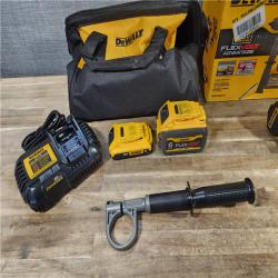 HOUSTON LOCATION - AS-IS DEWALT 20V MAX Cordless Brushless Hammer Drill/Driver 2 Tool Combo Kit with FLEXVOLT ADVANTAGE