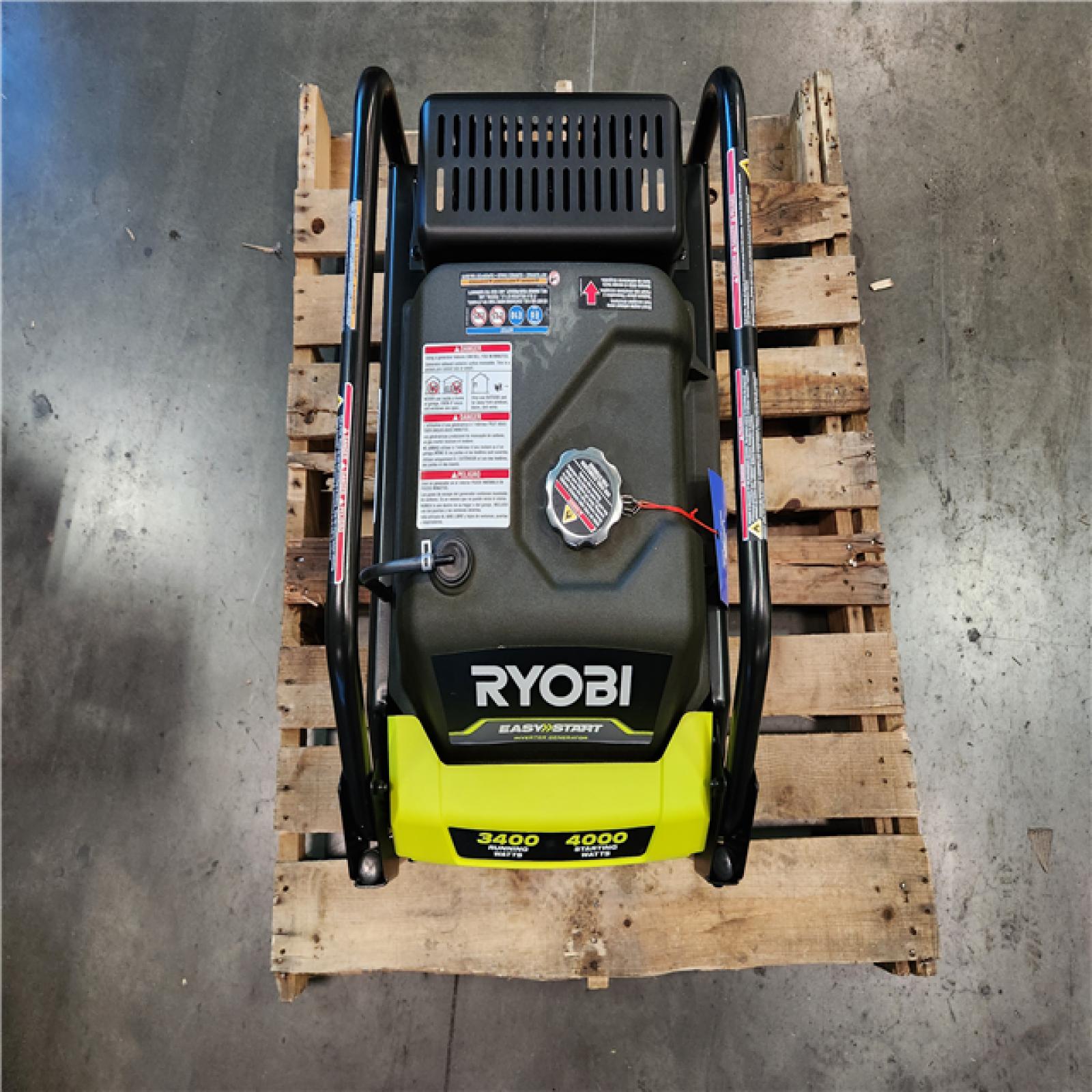 California AS-IS Ryobi 3400 Running Watt 4000 Starting Watt Power Inverter Generator