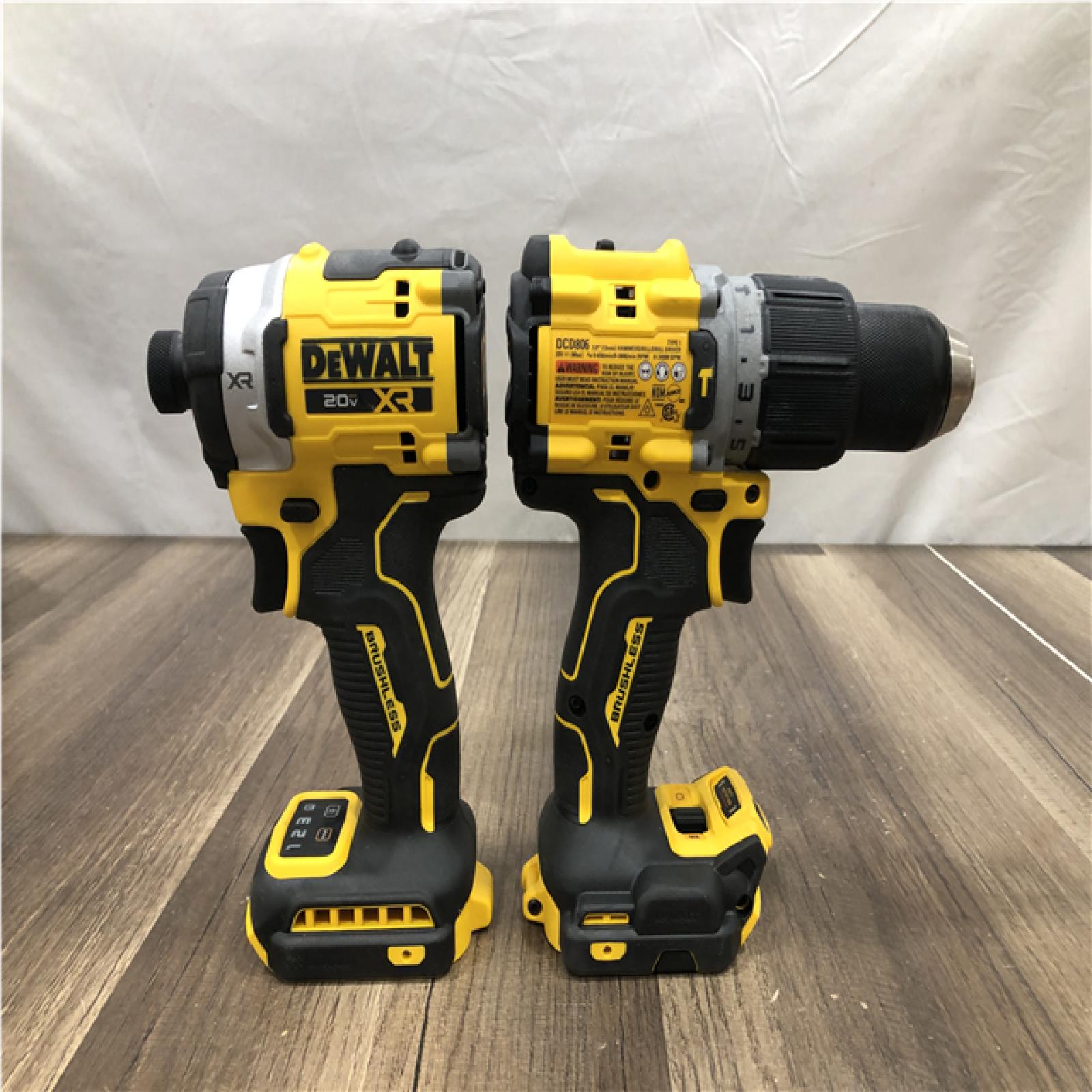 AS-IS DEWALT 20V XR Lithium-Ion Cordless 2-Tool Combo Kit