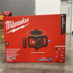 NEW! - Milwaukee M18 2000 ft. Red Exterior Rotary Laser Level Kit with Receiver, Receiver Clamp, Tripod, and Grade Rod