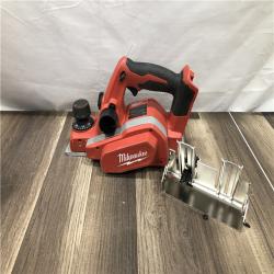 AS-IS Milwaukee M18 18V Lithium-Ion Cordless 3-1/4 in. Planer (Tool-Only)