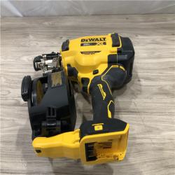 AS-IS DEWALT 20V MAX Lithium-Ion 15-Degree Electric Cordless Roofing Nailer Kit