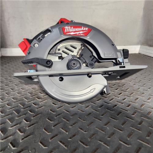 Houston location- AS-IS Milwaukee 2830-20 18V M18 FUEL Lithium-Ion 7-1/4 Cordless Rear Handle Circular Saw (Tool Only) Appears in new condition