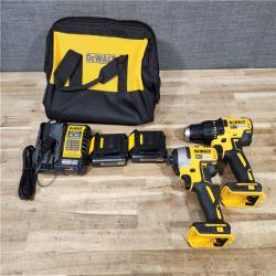 HOUSTON LOCATION - AS - IS DEWALT 20V MAX Cordless Drill  Impact Driver  2-Tool Power Tool Combo Kit  Brushless Power Tool Set with 2 Batteries and Charger Included (DCK277D2) C