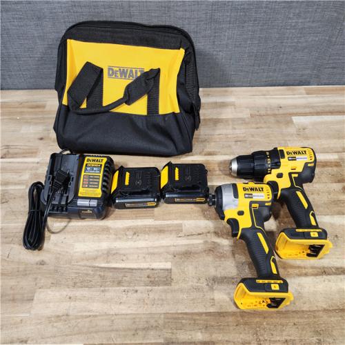 HOUSTON LOCATION - AS - IS DEWALT 20V MAX Cordless Drill  Impact Driver  2-Tool Power Tool Combo Kit  Brushless Power Tool Set with 2 Batteries and Charger Included (DCK277D2) C