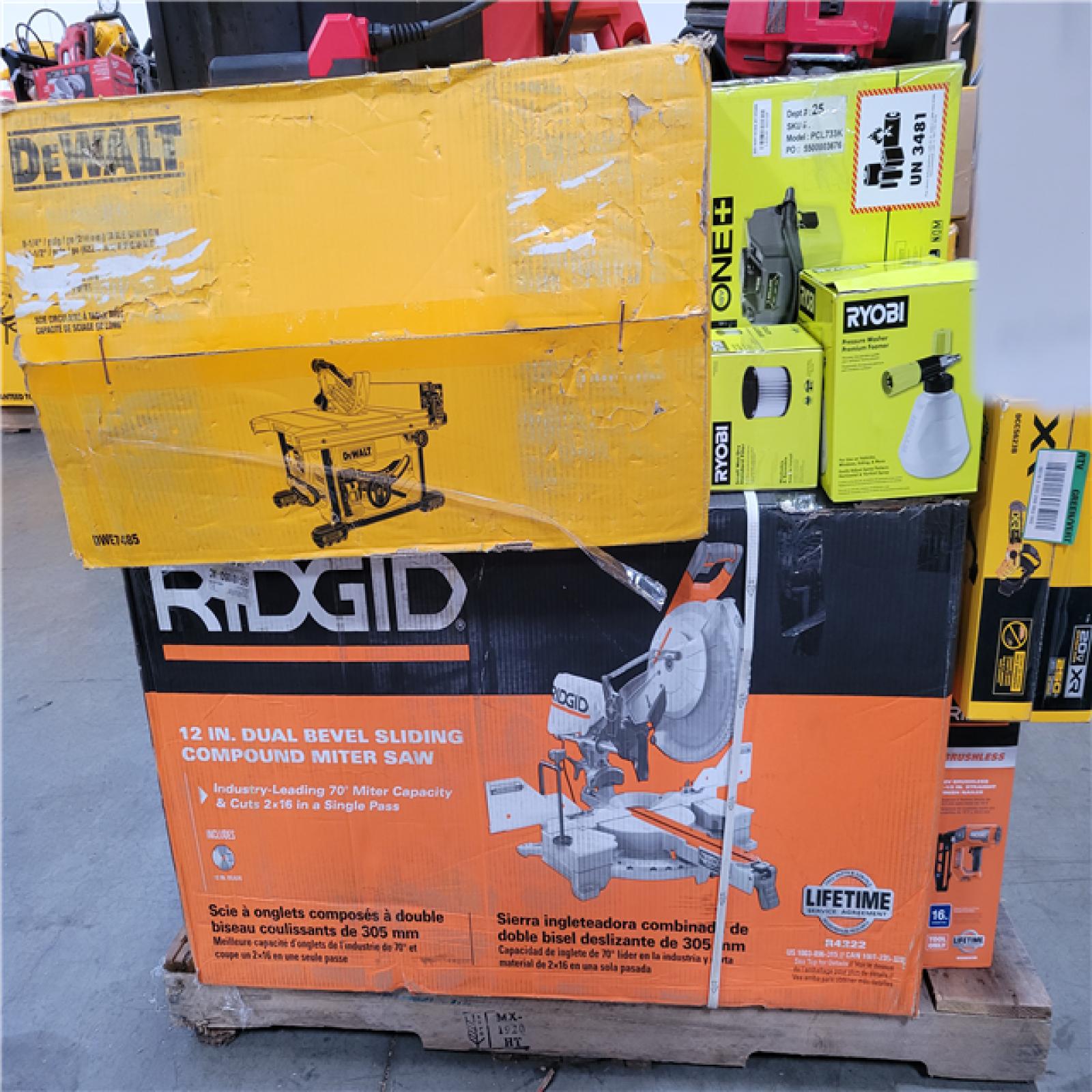 CALIFORNIA AS-IS TOOL PALLET