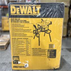 NEW! - DEWALT 15 Amp Corded 10 in. Job Site Table Saw with Rolling Stand