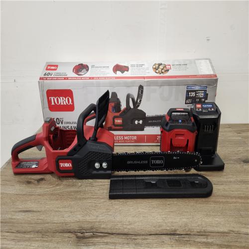 Phoenix Location NEW Toro 51850 16 in. 60 V Battery Chainsaw Kit (Battery & Charger)