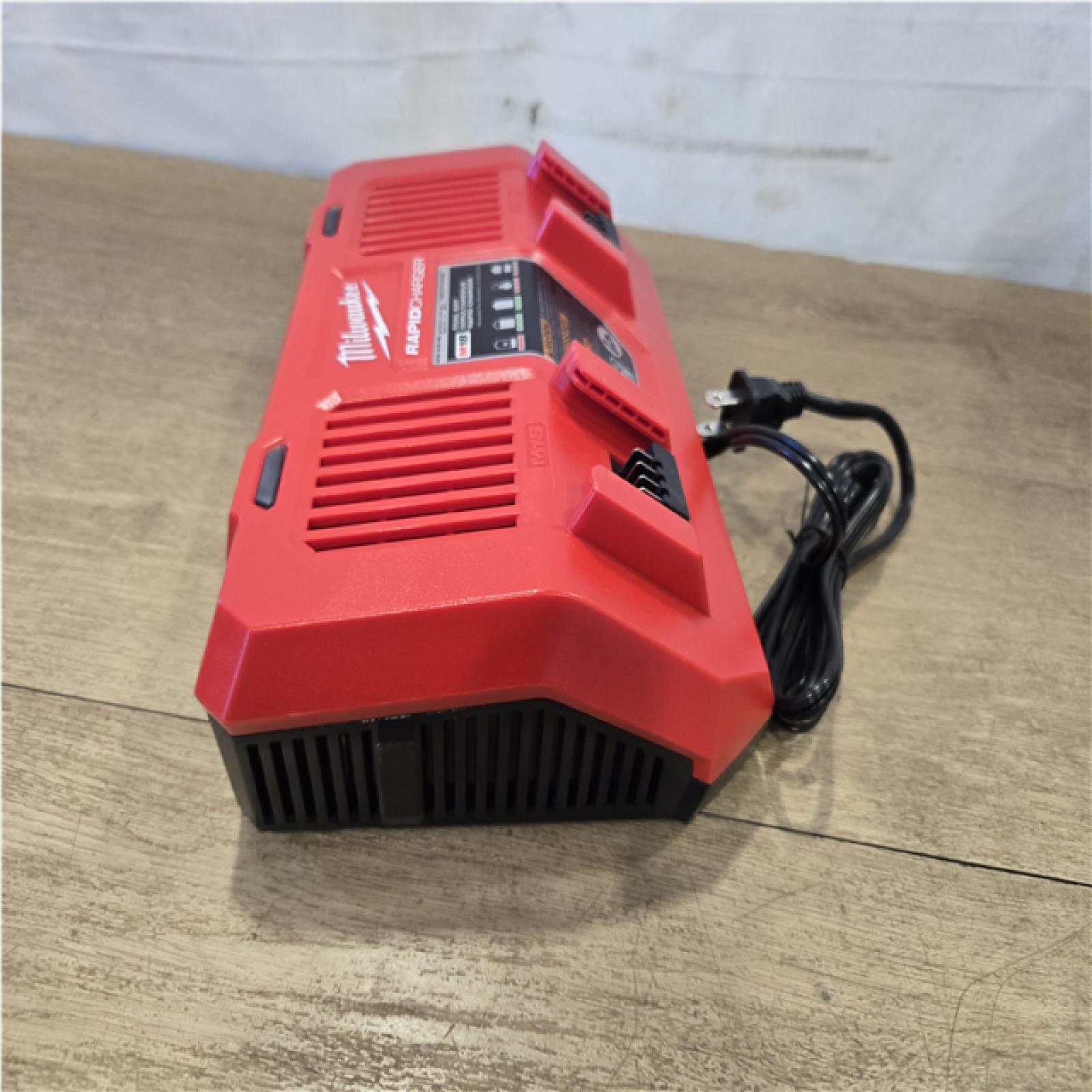 AS-IS Milwaukee 18-Volt Lithium-Ion Dual Bay Rapid Battery Charger