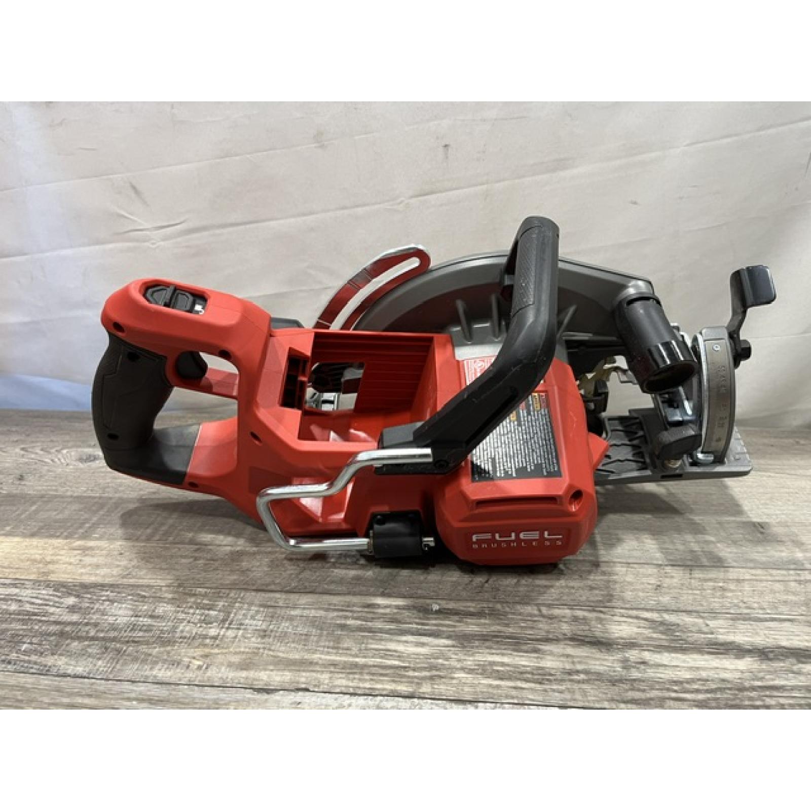 AS-IS Milwaukee FUEL 18V Lithium-Ion Cordless 7-1/4 in. Rear Handle Circular Saw (Tool-Only)