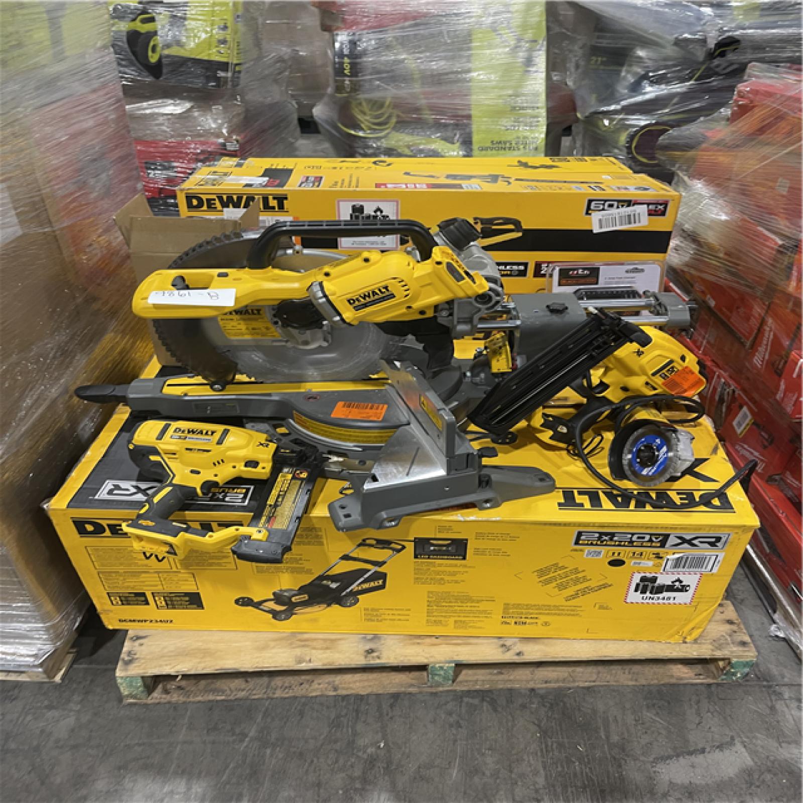 Pittston Location As-Is Power Tools Partial Truckload (15 Pallets) 9861-B