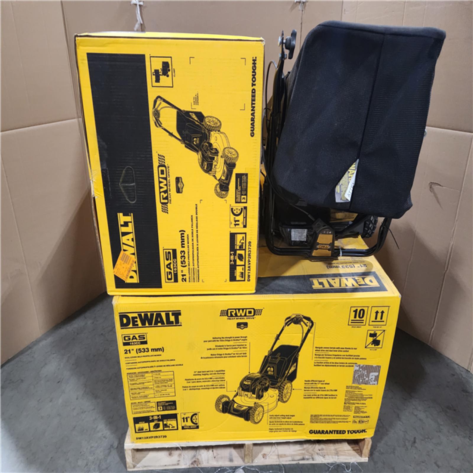 California as-is power equipment pallet