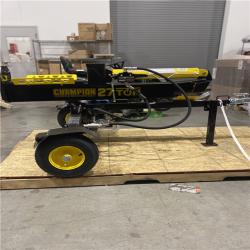 Dallas Location - As-Is  Champion Power Equipment 27 Ton 224 cc Gas Wood Log Splitter