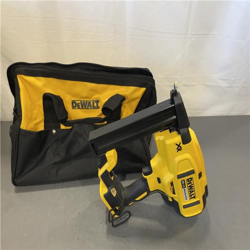 AS-IS - DEWALT Cordless 18-Gauge Narrow Crown Stapler (Tool Only) With Contractor Bag