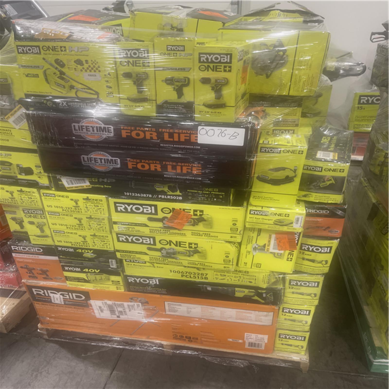 Pittston Location As-Is Power Tools Partial Truckload (13 pallets) 0076-B