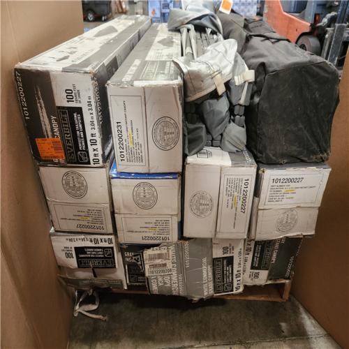 Phoenix AS-IS Mixed Everbilt Instant Canopy Pop Up Tent Pallet of 12