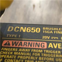 AS-IS DEWALT Cordless 20V MAX XR Angled Finish Nailer (Tool Only)