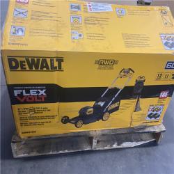 Dallas Location - As-Is FLEXVOLT 2x60V MAX 21 in. Cordless Battery Powered Self Propelled Lawn Mower Kit with 12.0 Ah Batteries and Chargers