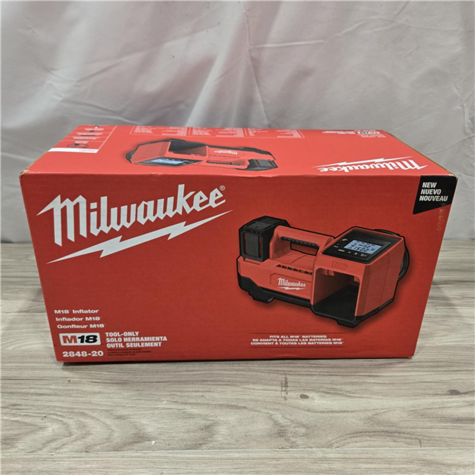 NEW! - Milwaukee M18 18 V 150 PSI Tire Inflator (Tool Only)