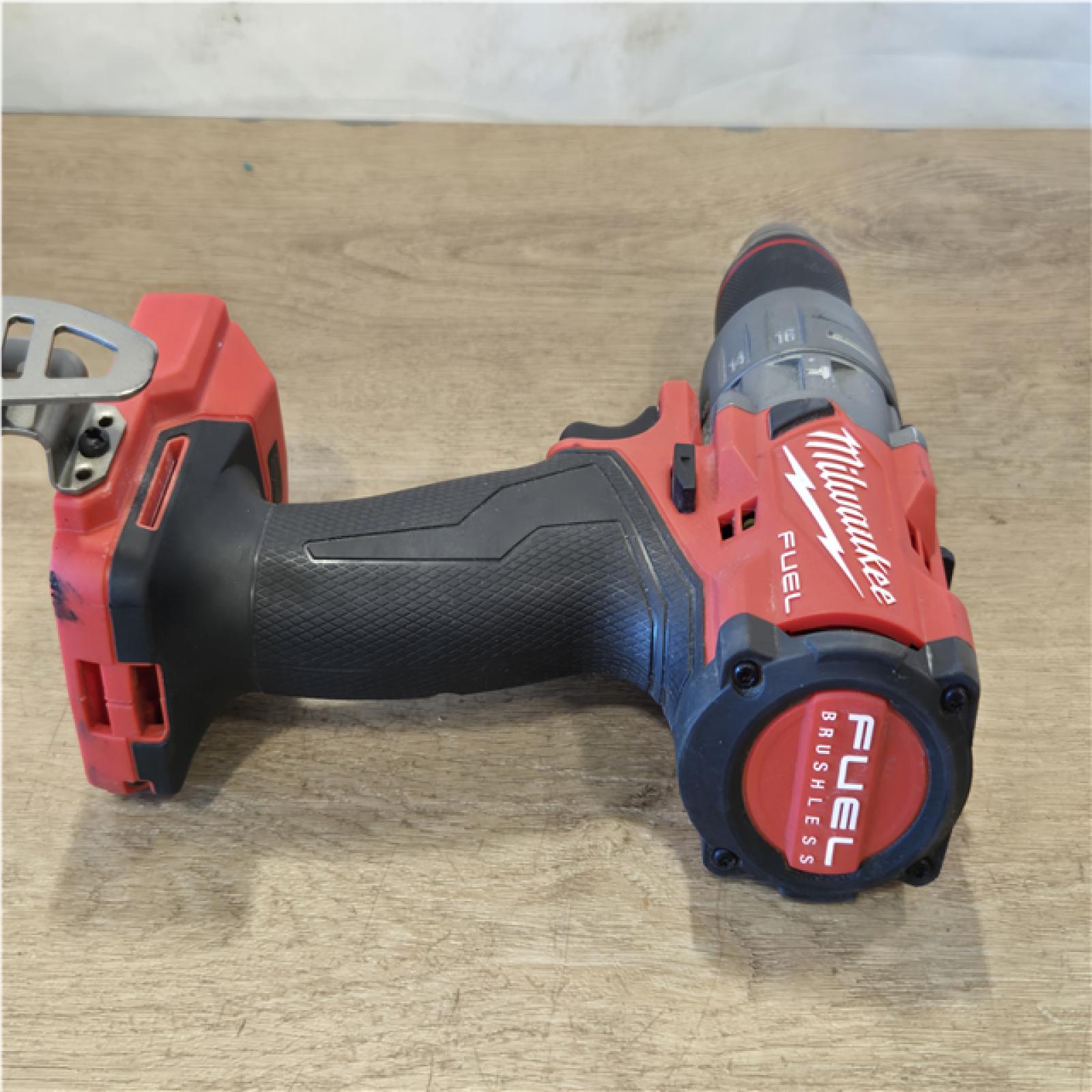 AS-IS Milwaukee FUEL 18V Lithium-Ion Brushless Cordless 1/2 in. Hammer Drill/Driver (Tool-Only)