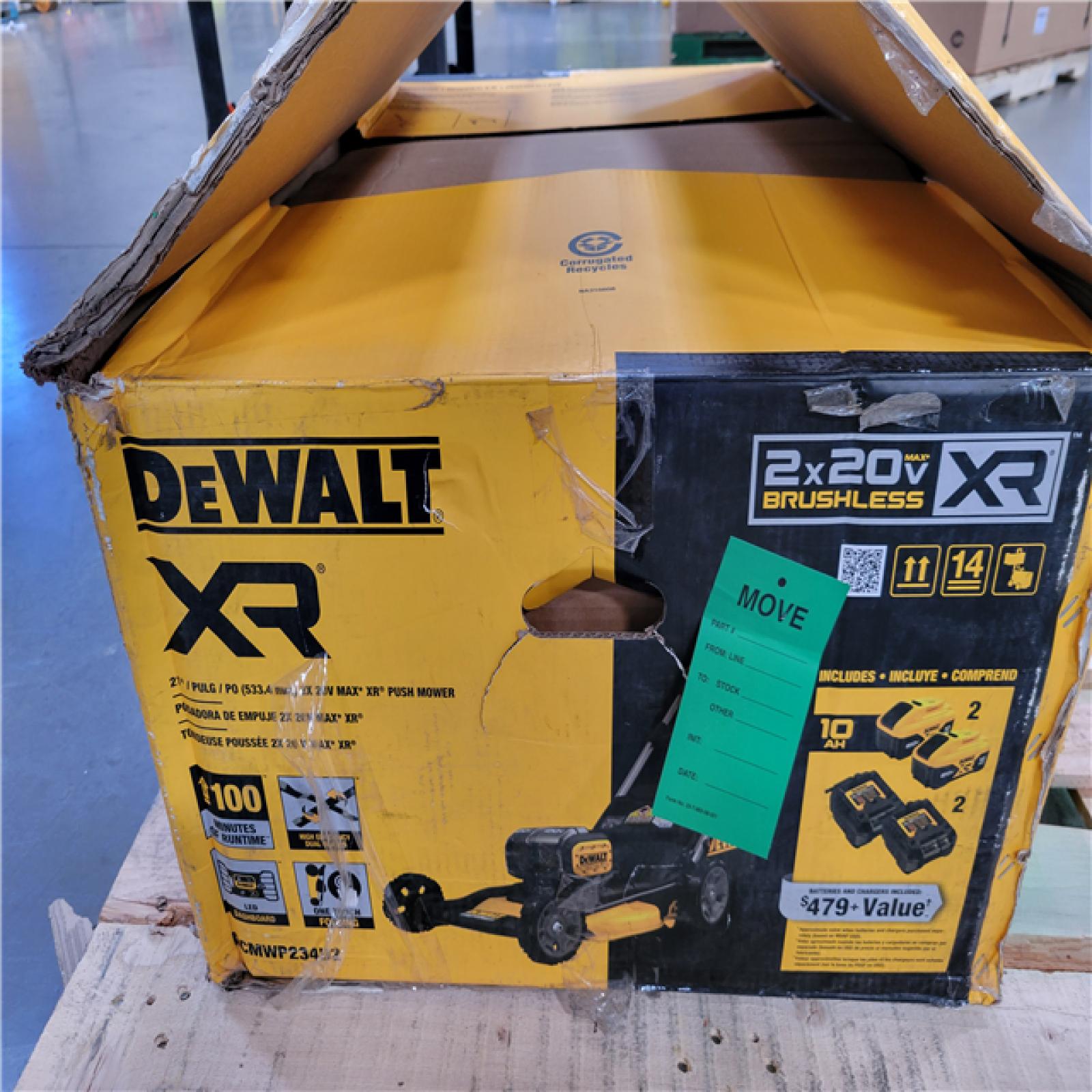 CALIFORNIA AS-IS TOOL 21/PULG/PO (533.4mm) 2X 20V MAX REAR WHEEL DRIVE  SELF-PROPELLED MOWER