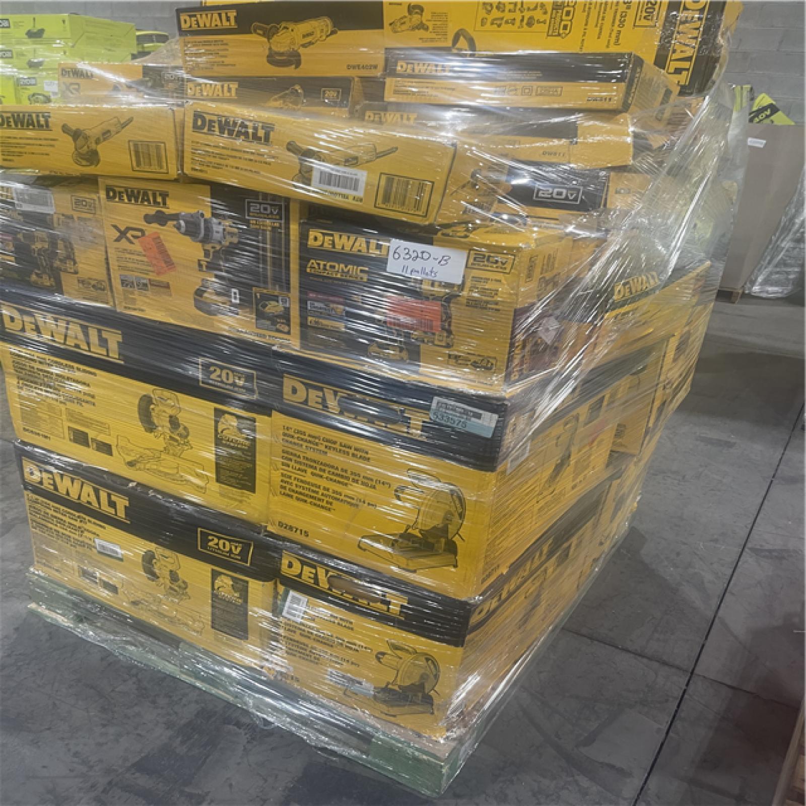 Pittston Location As-IS Power Tools Partial Truckload (11 Pallets) 6320-B