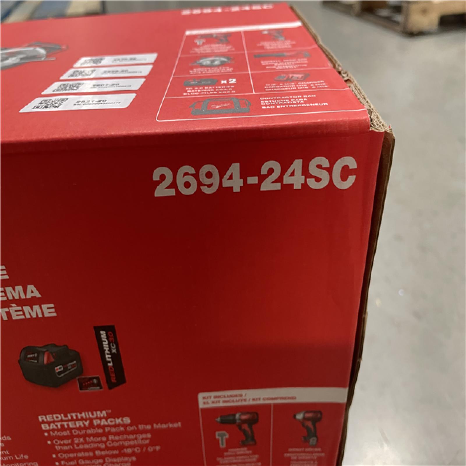 NEW! - Milwaukee M18 4 Tool Combo Kit