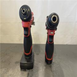 AS-IS- Milwaukee M12 FUEL Cordless 2-Tool Combo Kit: 1/2Hammer Drill  1/4Hex Impact Driver