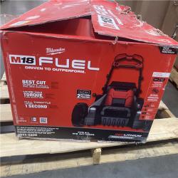 Dallas Location - As-Is Milwaukee 18 FUEL 21 Self-Propelled Dual Battery Mower Kit