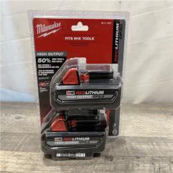 NEW - Milwaukee 18V Lithium-Ion HIGH OUTPUT CP 3.0Ah Battery Pack (2-Pack)