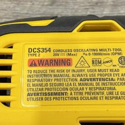 AS-IS DEWALT ATOMIC 20V MAX Cordless Brushless Oscillating Multi Tool Kit