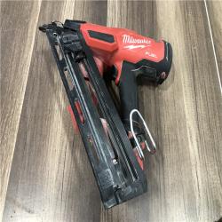 AS-IS Milwaukee FUEL 18-Volt Lithium-Ion Brushless Cordless Gen II 15-Gauge Angled Finish Nailer (Tool-Only)