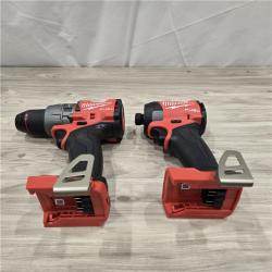 AS-IS MILWAUKEE FUEL 18V Cordless Hammer Drill and Impact Driver Combo Kit
