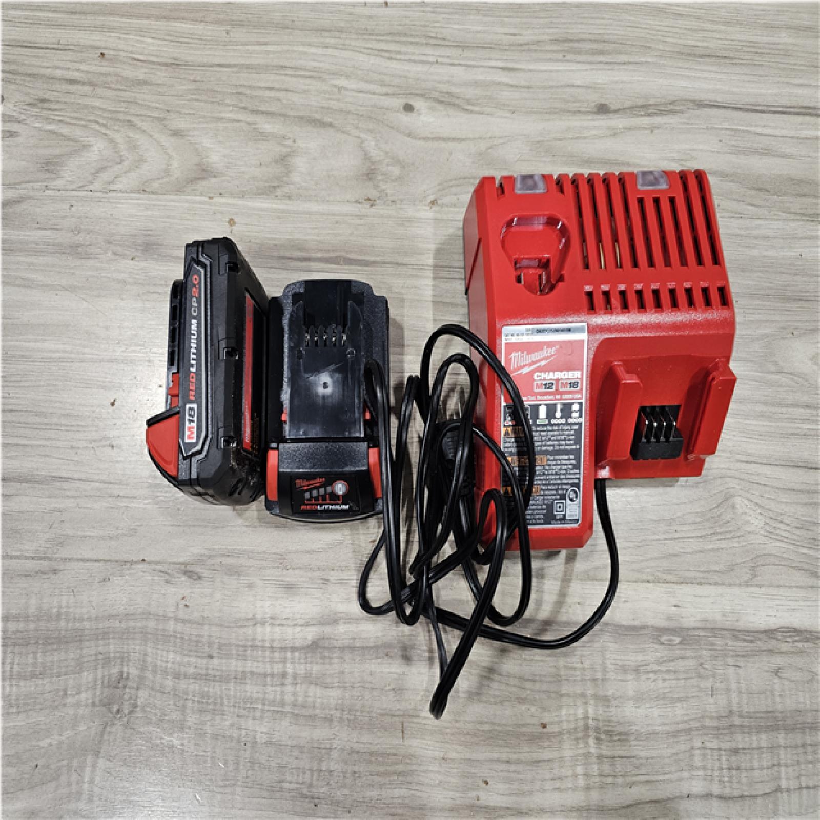 AS-IS Milwaukee 18V Lithium-Ion Brushless Cordless Compact Drill/Impact Combo Kit
