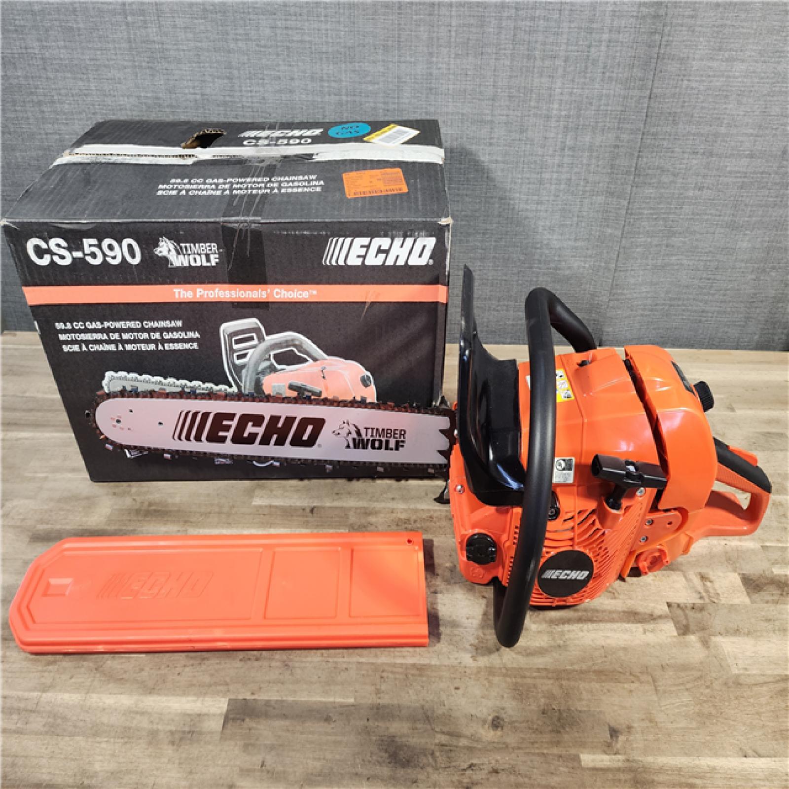 HOUSTON LOCATION - AS-IS ECHO 20 in. 59.8 Cc Gas 2-Stroke Rear Handle Chainsaw