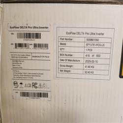 Phoenix NEW EcoFlow Battery Generator 6144Wh Delta Pro Ultra w/Smart Home Panel 2 7200W Output  LFP Power Station Home Backup  Push-Button