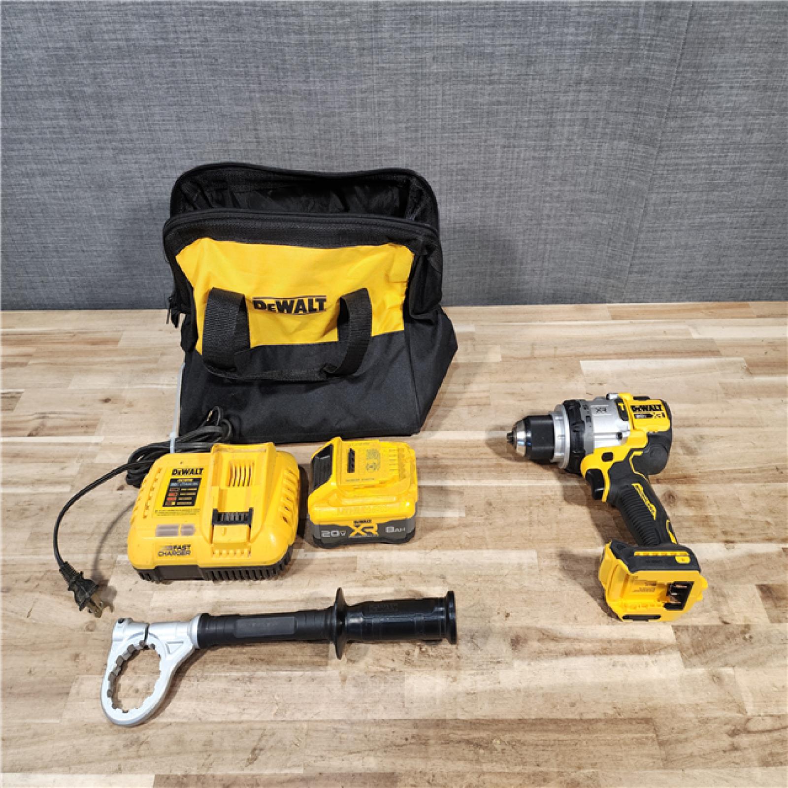 HOUSTON LOCATION - AS-IS DeWalt 20V MAX XR 1/2 in. Brushless Cordless Hammer Drill Kit (Battery & Charger)
