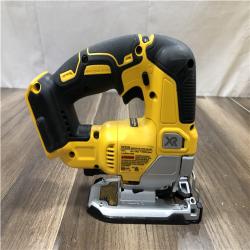 AS-IS DEWALT 20-Volt MAX XR Lithium-Ion Cordless Brushless Jigsaw (Tool-Only)