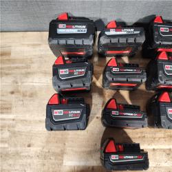 HOUSTON LOCATION - AS - IS MILWAUKEE BATTERY PACK QTY - 10