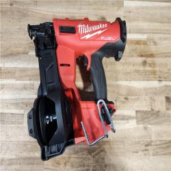 HOUSTON LOCATION - AS-IS (APPEARS LIKE NEW) Milwaukee M18 FUEL 18-Volt Lithium-Ion Brushless Cordless Coil Roofing Nailer (Tool Only)