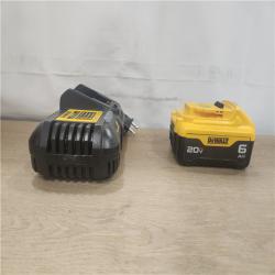 AS-IS- DEWALT 20V MAX Lithium-Ion 6.0 Ah Battery and Charger