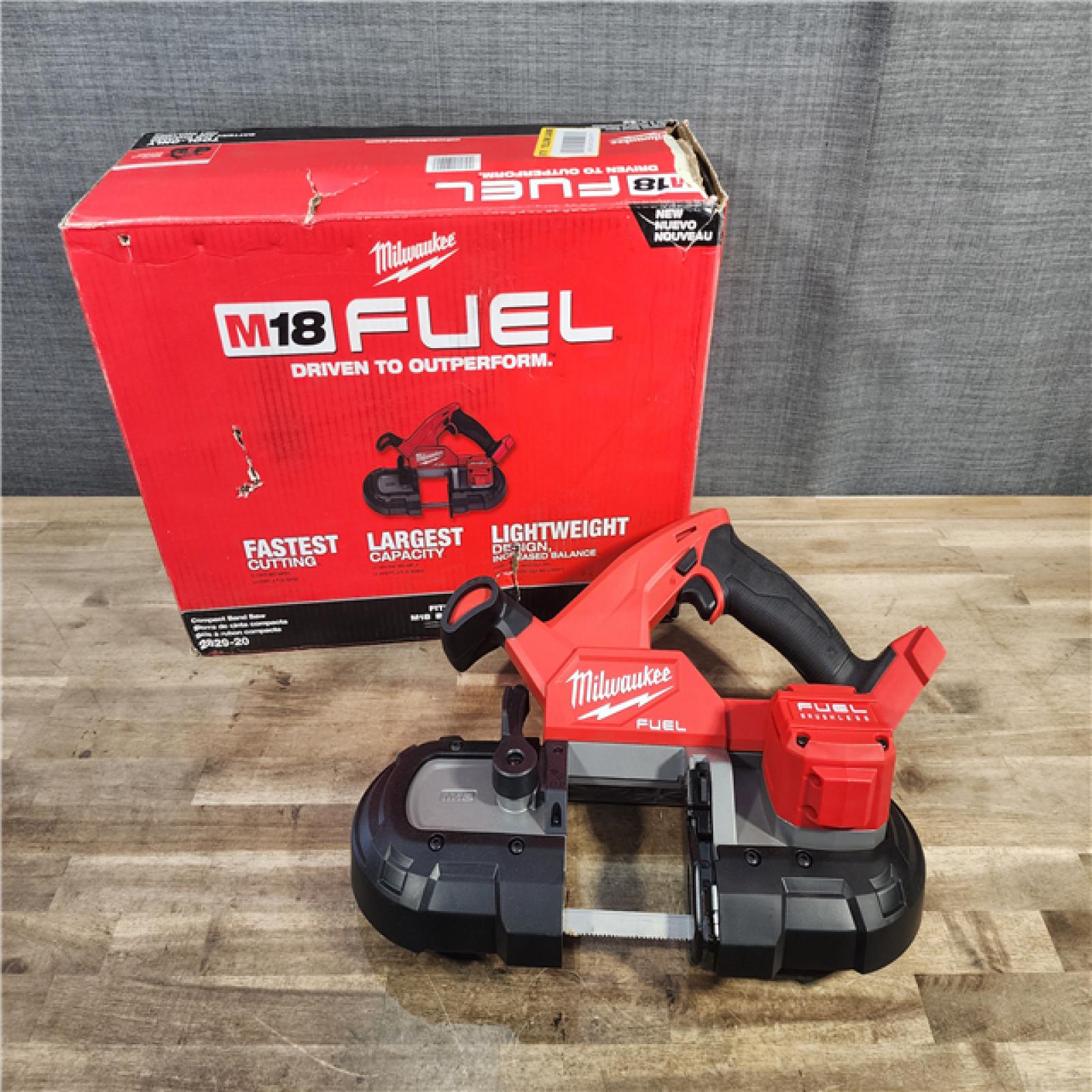 HOUSTON LOCATION - AS-IS Milwaukee M18 Fuel 3-1/4  18V Brushless Compact Band Saw 2829-20 (Bare Tool)