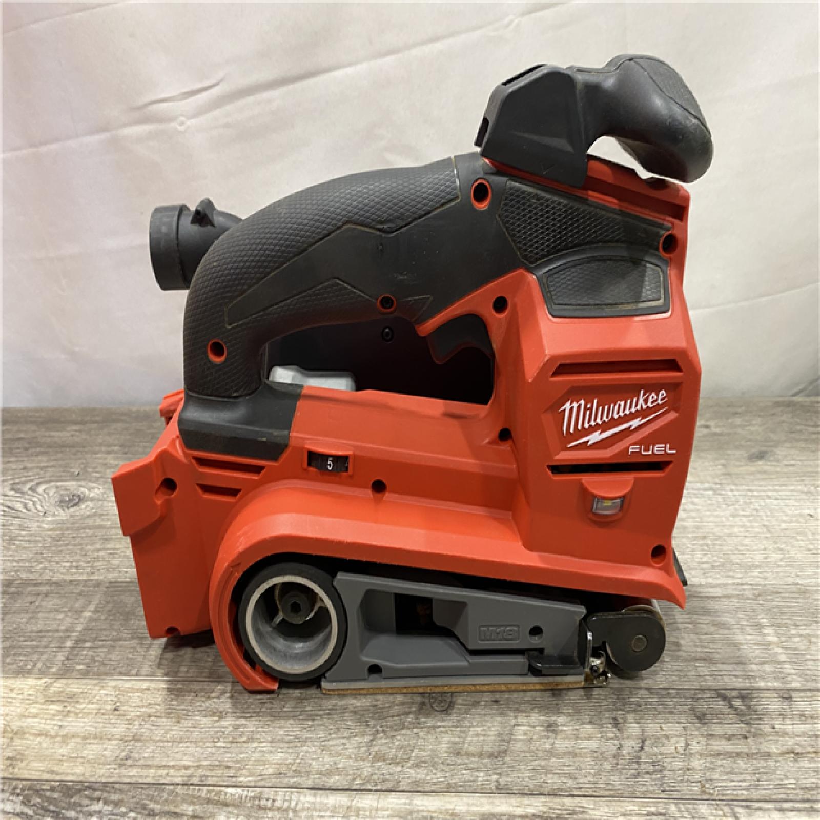 AS-IS Milwaukee FUEL 18-Volt Lithium-Ion Cordless Belt Sander (Tool-Only)